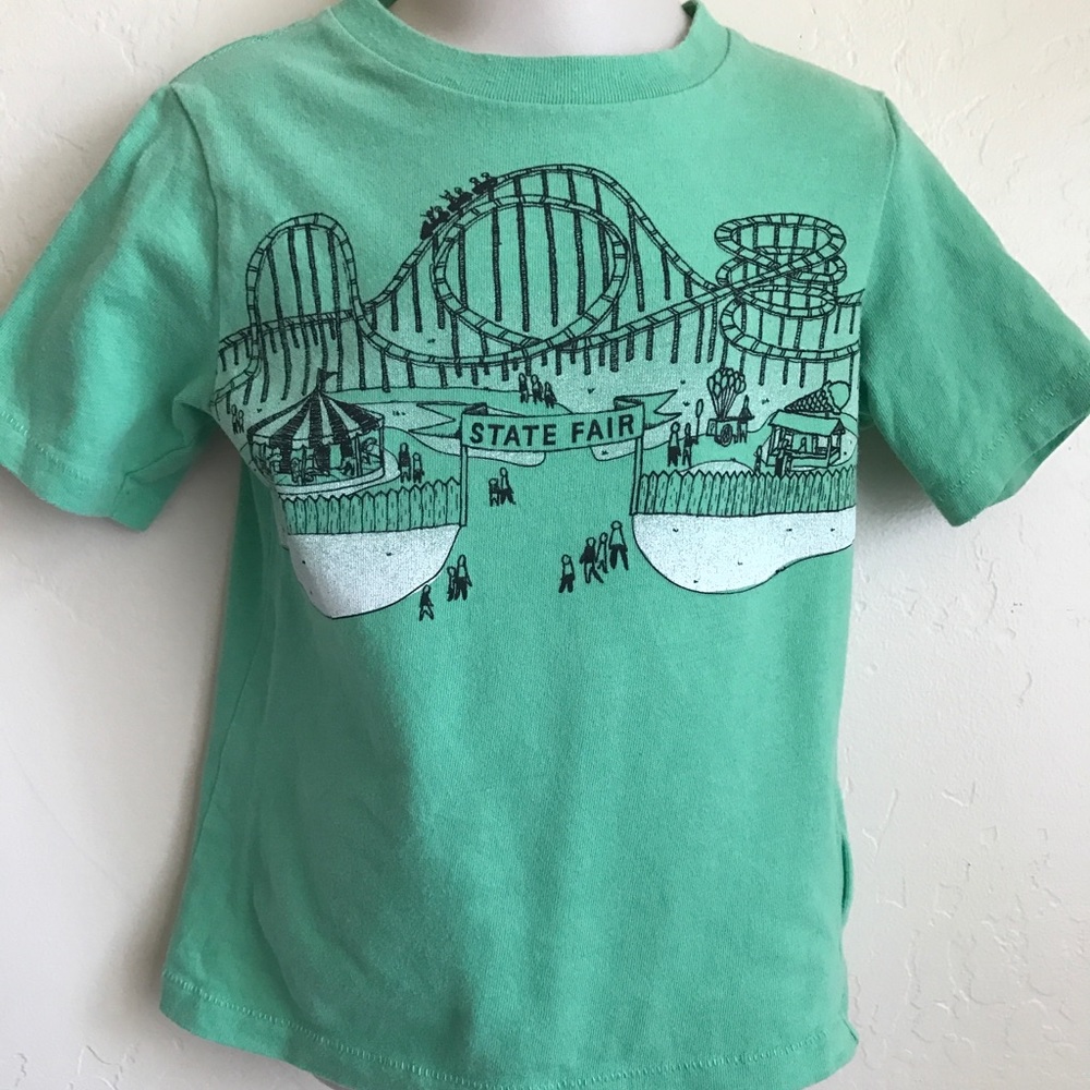 Gap kids boys state fair green t-shirt. Size 3